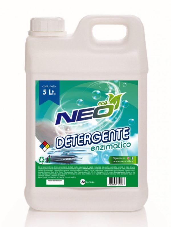 Detergente enzimático 5 Lt. - Envase